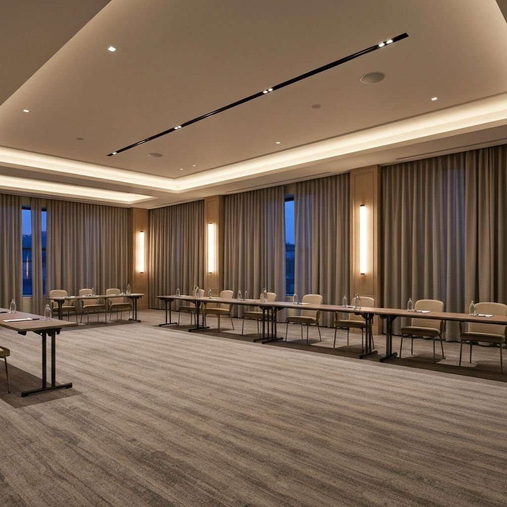 ستائر Somfy لقاعة فاخرة